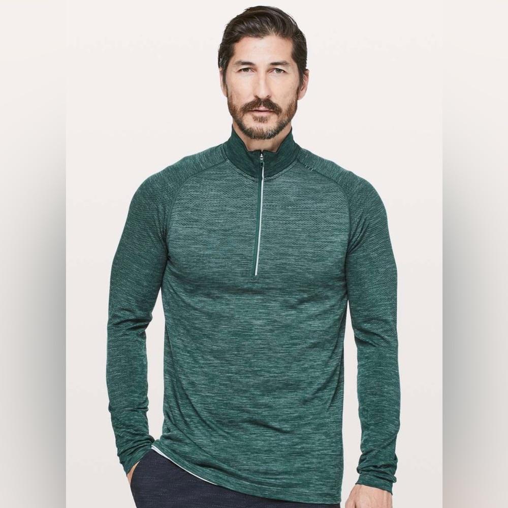 Lululemon Metal Vent Tech 1/2 Zip
Anchor / Royal Emerald